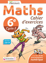 Cahier d'exercices iparcours maths 6e (2019)