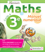 Manuel numérique iparcours maths cycle 4 - 3e (clé usb) 2016