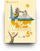 Workbook anglais 5e - piece of cake, édition 2017