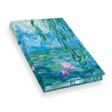 Carnet hazan pleine toile  monet  nymphéas