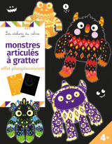 Monstres articulés à gratter - pochette avec accessoires