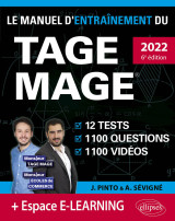 Le manuel d’entraînement du tage mage – 12 tests blancs + 1100 questions + 1100 vidéos