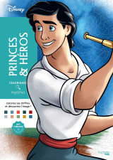 Coloriages mystères disney - princes et héros