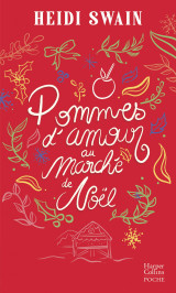 Pommes d'amour au marché de noël