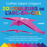 Coffret géant origami - 20 couleurs de l'arc-en-ciel