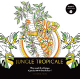 Happy coloriage jungle tropicale