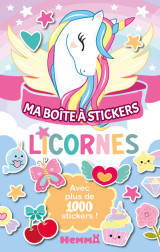 Ma boite à stickers - licornes - avec plus de 1000 stickers !