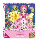 Sequins princesses - mini boite avec accessoires