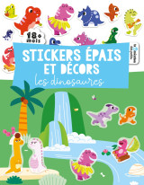 Stickers épais et décors - dinosaures