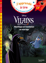 Disney vilains - maléfique - l'invitation au mariage, cp niveau 1