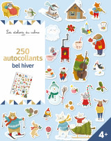 250 autocollants - bel hiver