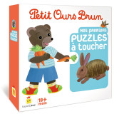 Jeu petit ours brun - mes premiers puzzles à toucher