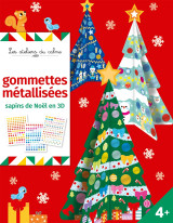 Sapins de noël 3d à décorer - pochette avec accessoires