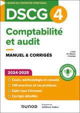 Dscg 4 - comptabilité et audit - manuel 2024-2025