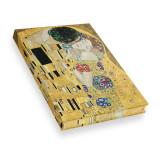 Carnet hazan pleine toile. klimt le baiser