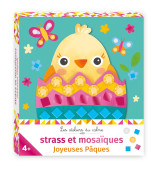 Strass et mosaïques joyeuses pâques - mini boîte avec accessoires