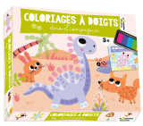 Coloriages à doigts dino et compagnie