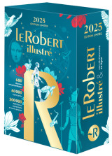 Le robert illustré et son dictionnaire en ligne 2025 - coffret