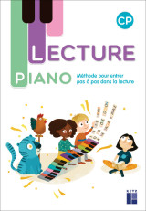 Lecture piano cp - méthode pour entrer pas à pas dans la lecture - 2022