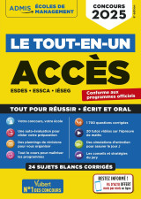 Le tout-en-un acces - 24 sujets blancs - ecrits et oraux - tutos offerts