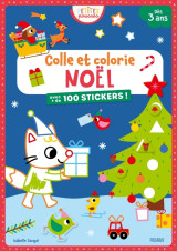 Colle et colorie - noël