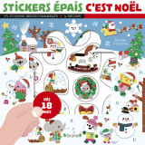 Stickers épais - c'est noël