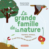 Mes imagiers tout carrés - la grande famille de la nature