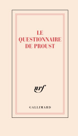 Carnet "le questionnaire de proust" (papeterie)