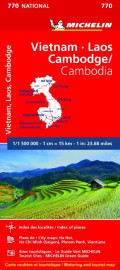 Carte nationale vietnam laos cambodge / vietnam laos cambodia