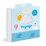 Voyage - mon grand livre d'activités en tissu