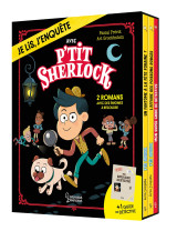 Coffret p'tit sherlock 2 romans + 1 guide détective