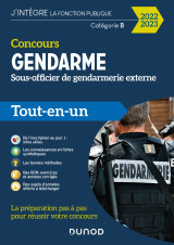 Concours gendarme - sous-officier de gendarmerie externe - 2022/2023