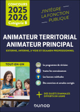 Concours animateur territorial, animateur principal - 2025-2026