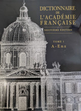 Dictionnaire de l'académie française tome 1