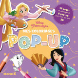 Disney princesses - mes coloriages pop-up - 16 pages de coloriages et 8 pop-up pour créer ton livre 3d