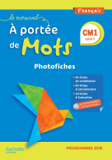 Le nouvel a portée de mots cm1 - photofiches - edition 2019