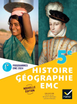 Histoire-géographie-emc 5e - ed. 2024 - livre élève