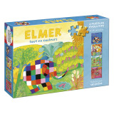 Elmer tout en couleurs - puzzles évolutifs