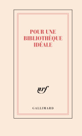 Carnet "pour une bibliothèque idéale" (papeterie)