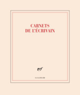 Carnet grand format "carnets de l'écrivain" (papeterie)