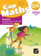 Cap maths cm2 éd. 2017 - livre élève nombres et calculs  + cahier géométrie + dico maths