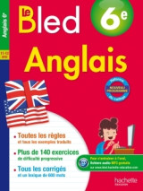 Cahier bled - anglais 6e