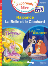 Disney - raiponce / la belle et le clochard - spécial dys (dyslexie)