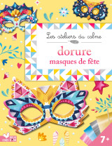 Masques à dorer - pochette avec accessoires