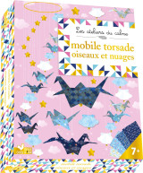 Coffret mobile torsade oiseaux et nuages - coffret avec accessoires