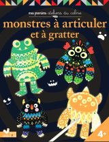 Monstres articulés à gratter - pochette avec accessoires