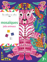 Mosaiques mousse jolis animaux - pochette avec accessoires