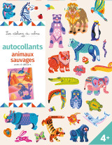 Autocollants animaux sauvages - avec 6 décors