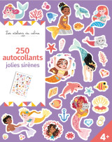 250 autocollants - jolies sirènes