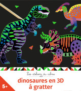 Dinosaures en 3d à gratter - mini boîte avec accessoires